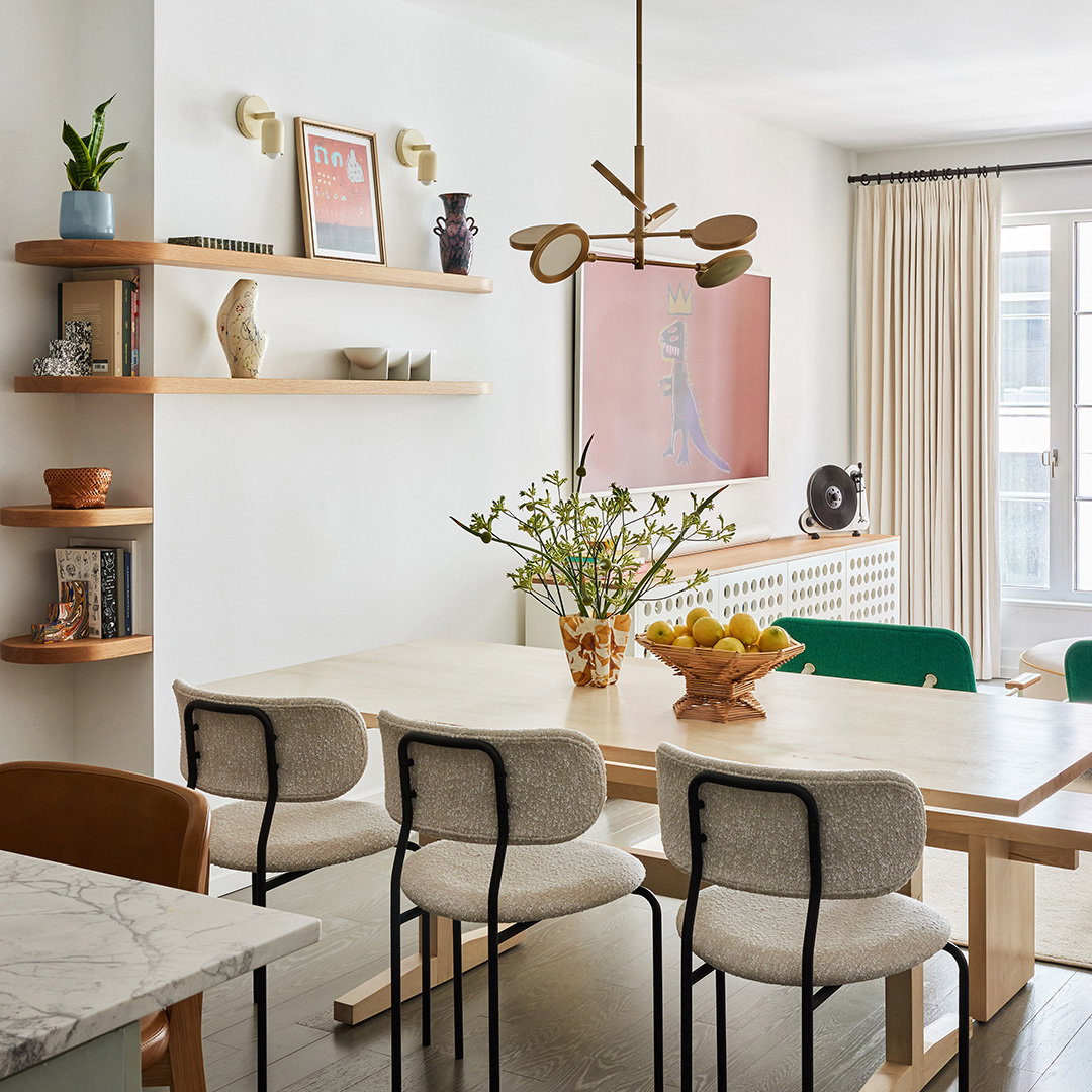 Behind the Design of a Colorful Tribeca Apartment With Smart Storage Around Every Corner