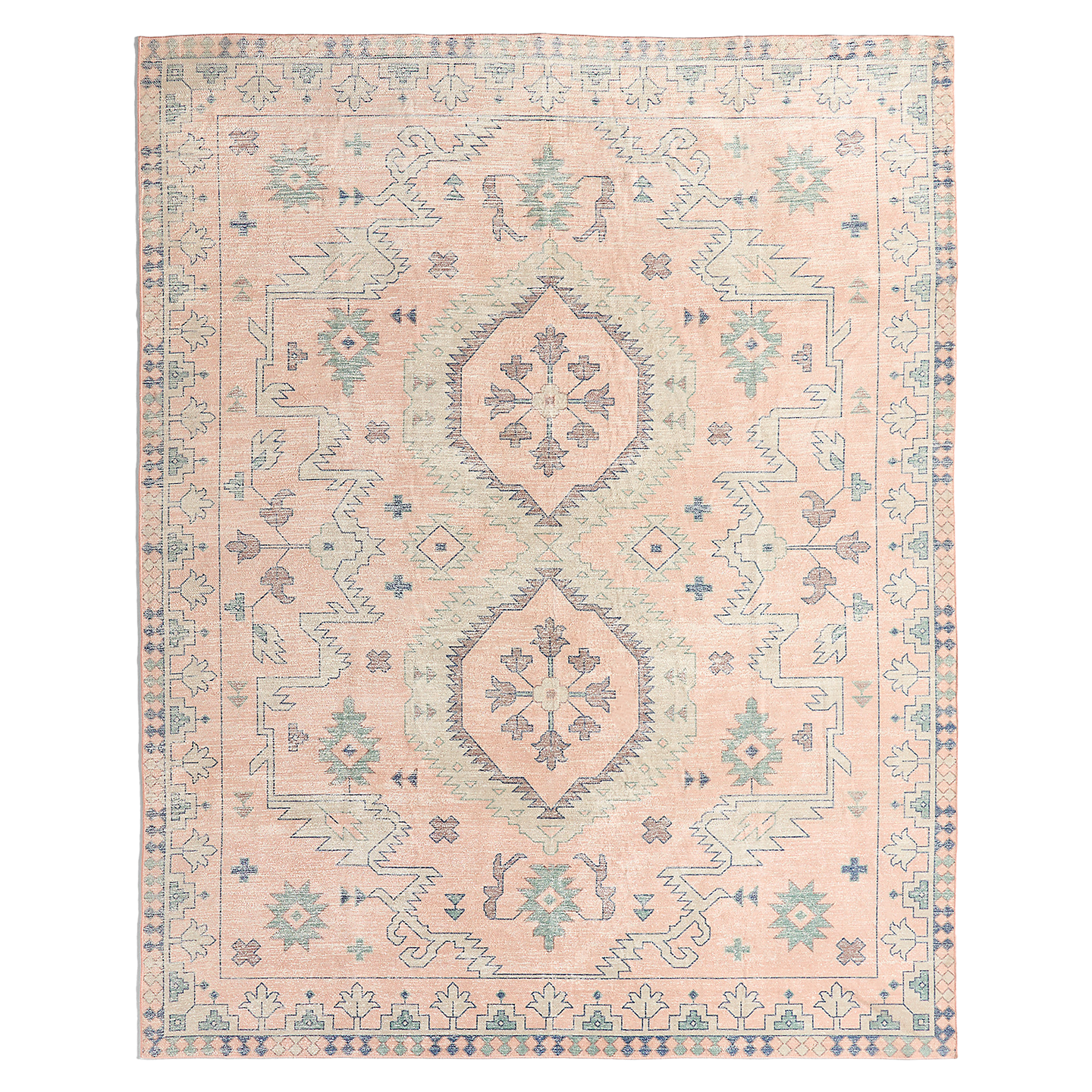 Ember Floral Washable Rug