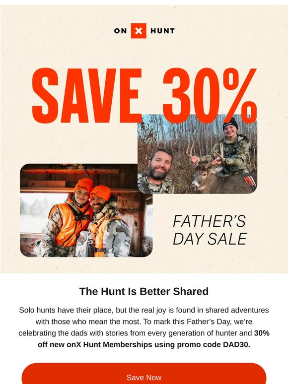 Save 30% on the Hunt App