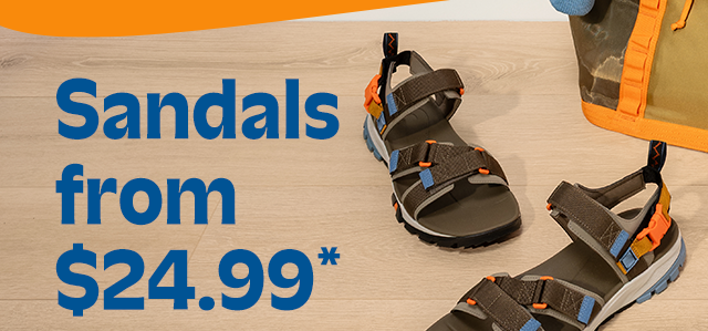 Sandals from $24.99*