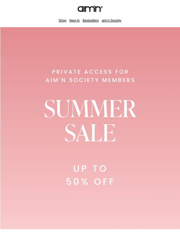 Last chance to unlock VIP Sale Access!