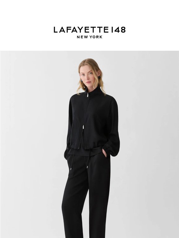 Summer's Silk Zip-Front Jacket