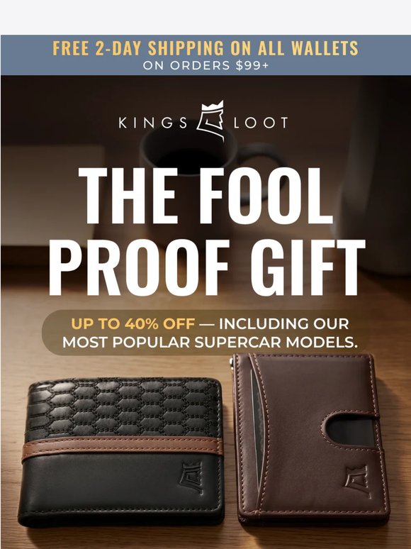 FREE 2-day shipping on all Wallets