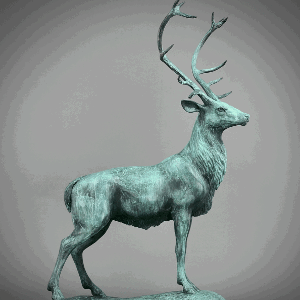 Stag sculpture