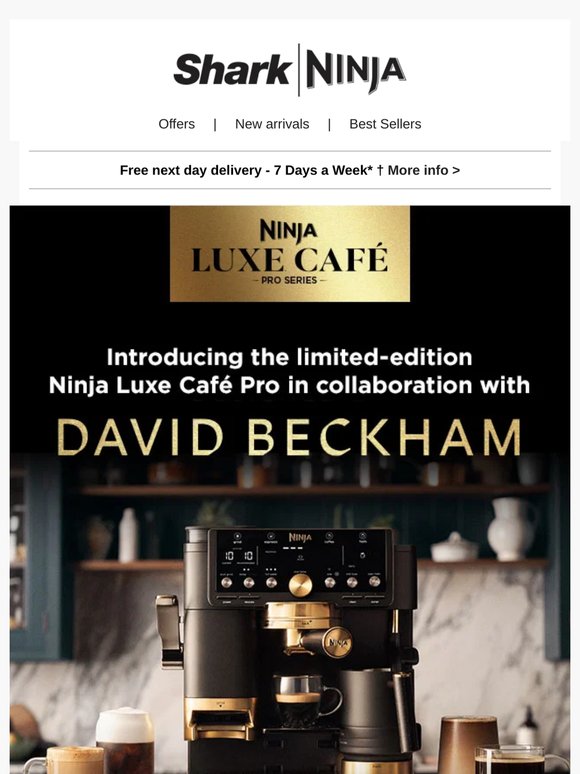 Now serving: Luxe Café designed by David Beckham.