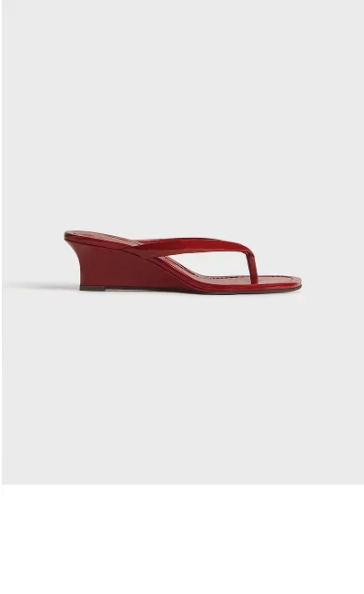 Amelia Thong Wedge Sandal
