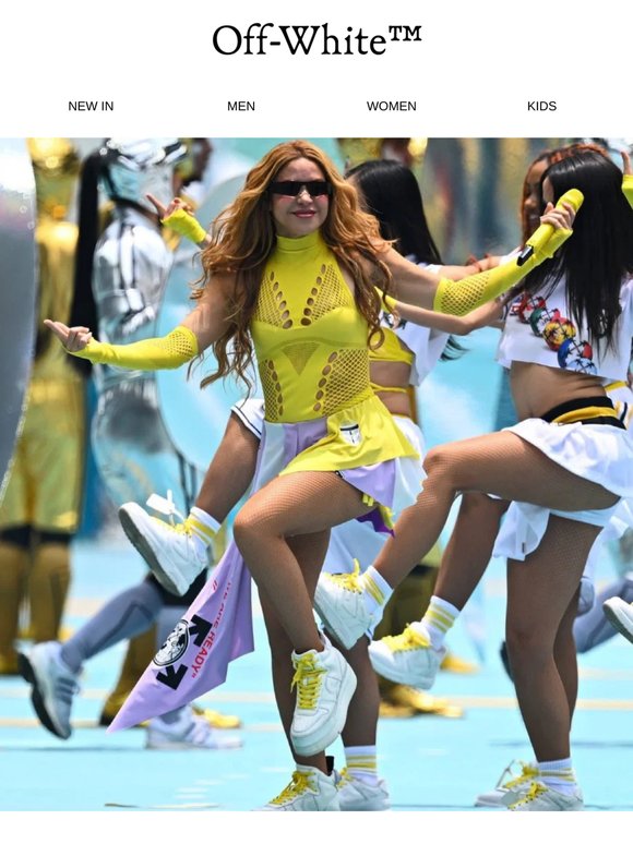 Shakira in custom Off-White™