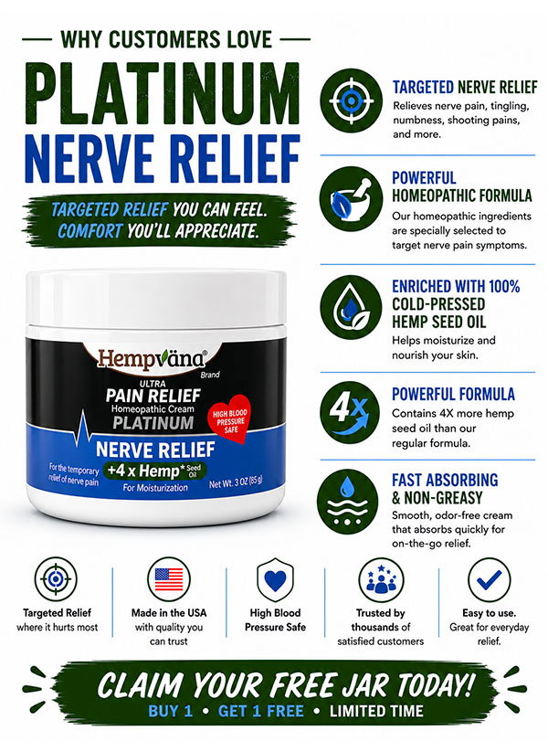 WHY CUSTOMERS LOVE PLATINUM NERVE RELIEF CREAM