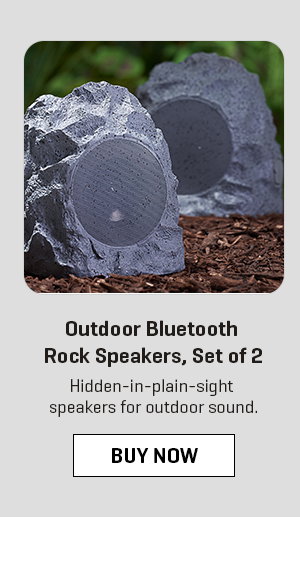 Outdoor Bluetooth Rock Speakers (Set of 2)