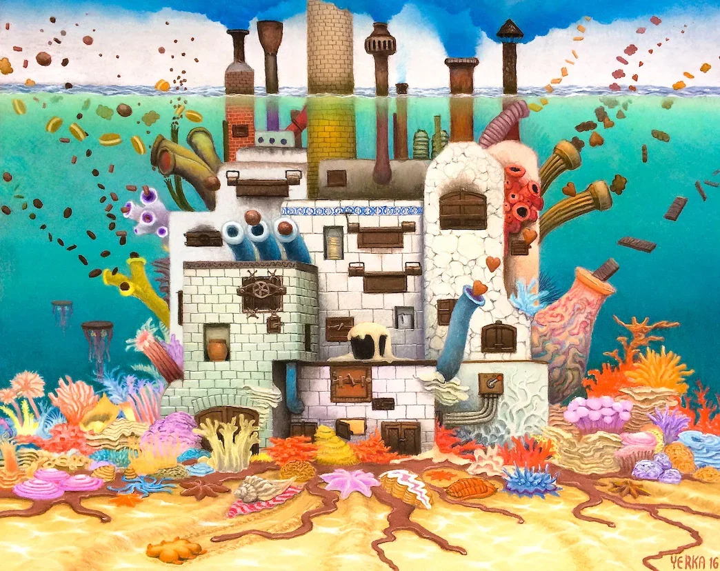 Great Gingerbread Reef wooden jigsaw puzzle