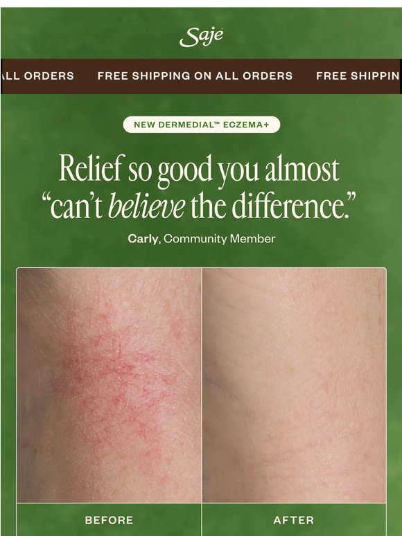 Not just relief. Results you can see