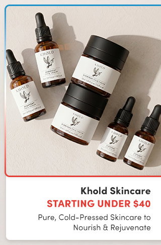 Khold Skincare | Starting Under $40 | Pure, Cold-Pressed Skincare to Nourish & Rejuvenate