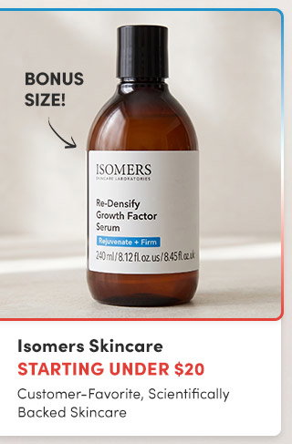Isomers Skincare | Starting Under $20 | Customer-Favorite, Scientifically Backed Skincare