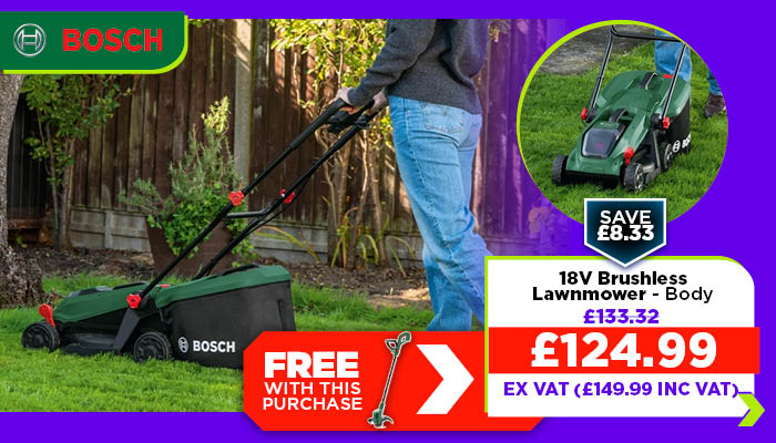Bosch Green ROTAK18V-32 18V Brushless Lawnmower - Body