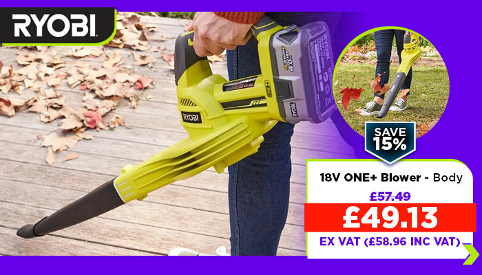 Ryobi OBL1820S 18V ONE+ Blower - Body
