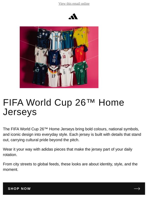 FIFA World Cup 26™ Home Jerseys