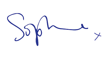 Sophie's signature