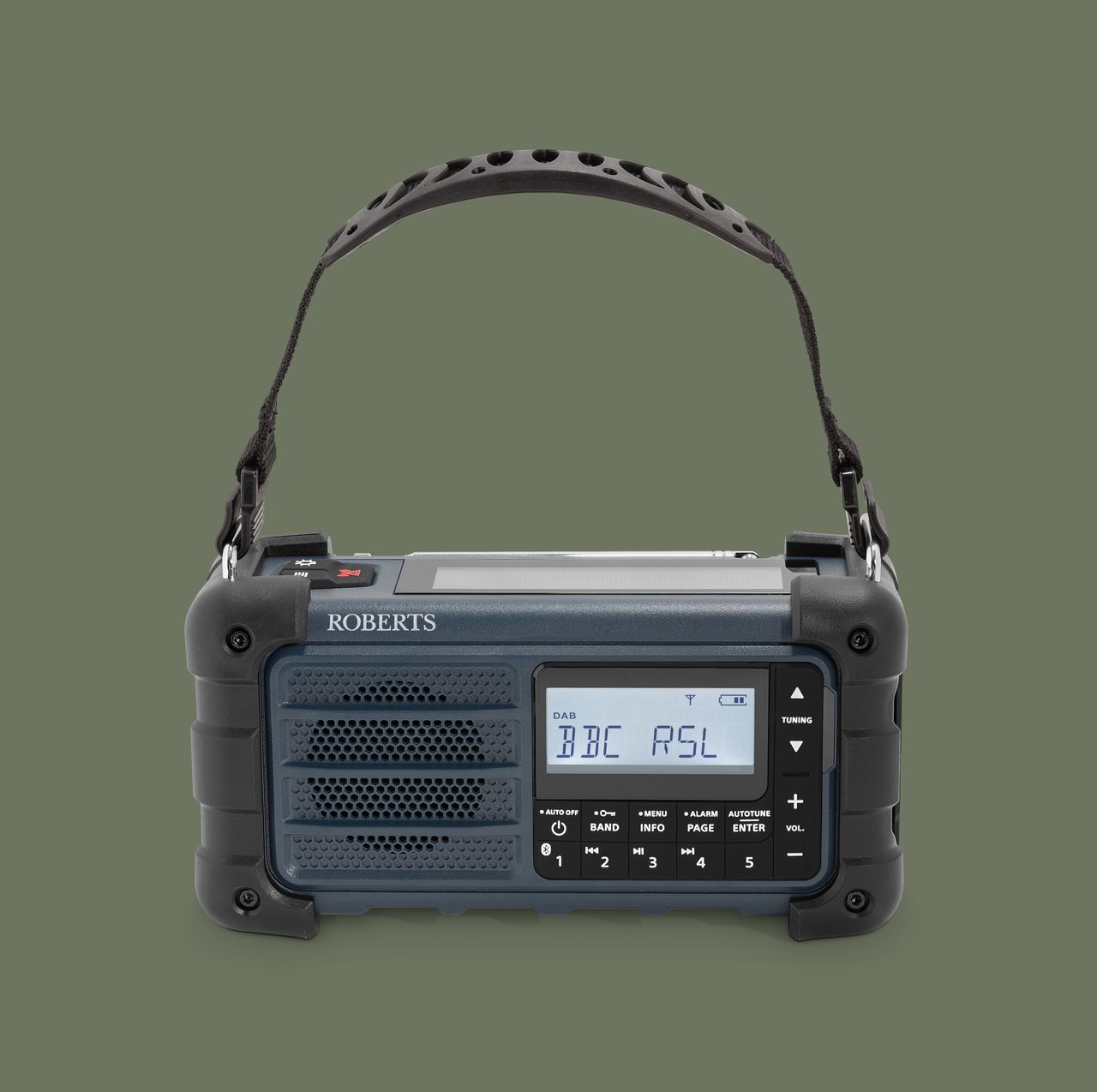 Portable outdoor-ready Roberts radio