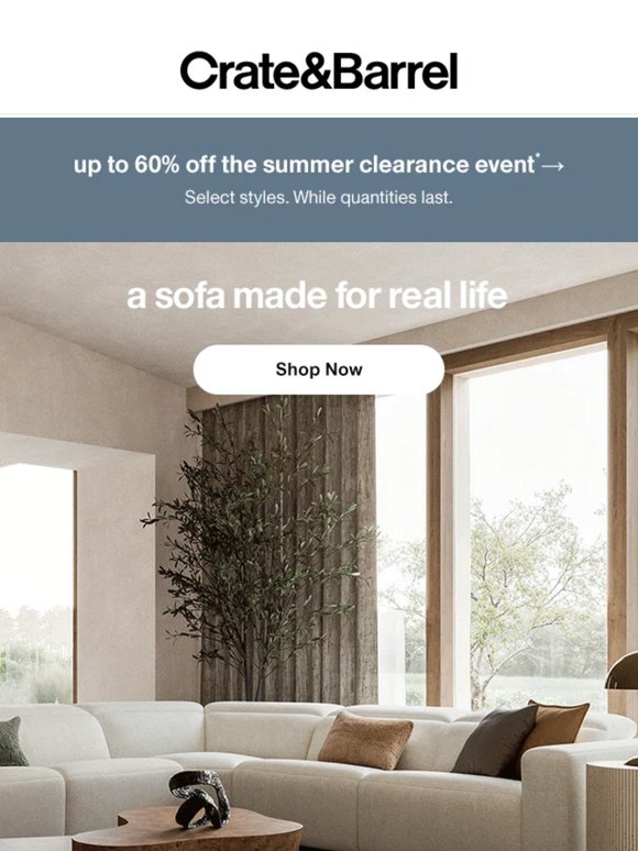 Starting at $1599: Sofas made to last
