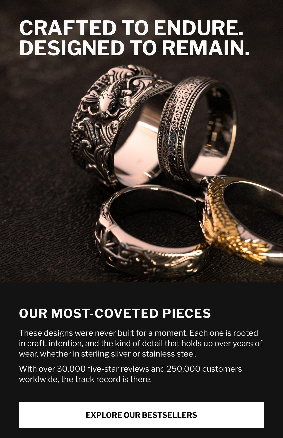 Crafted to endure, designed to remain. Shop Men's bestsellers