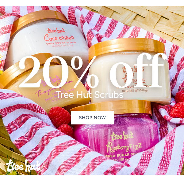 20% off Tree Hut Scrubs