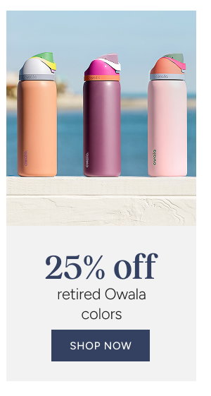 25% off Retired Owala Colors