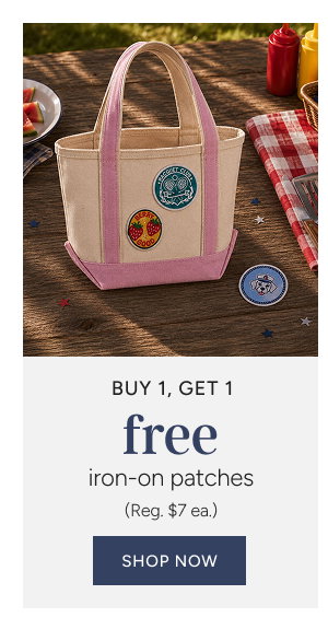 Iron On Patches Buy One Get One Free (Reg. $7 ea.)