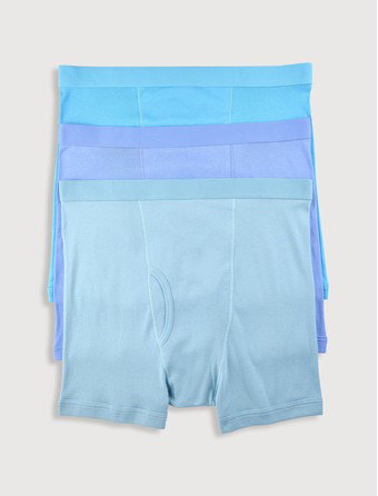 3-pk Solid 4 Inch Boxer Briefs