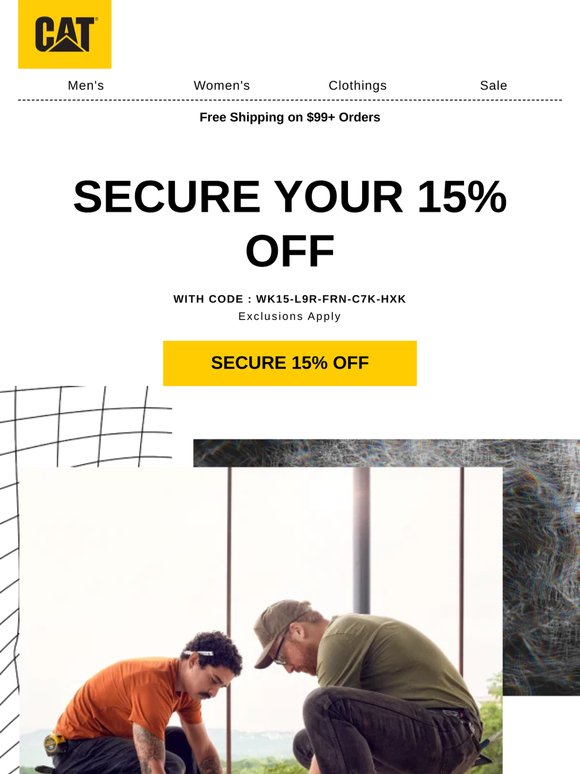 Your 15% Off is Waiting