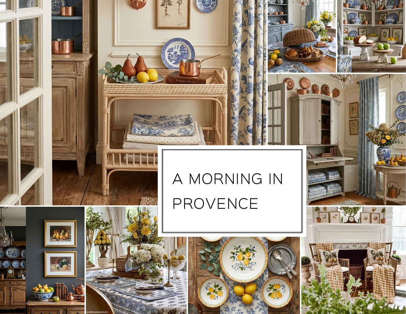 A MORNING IN PROVENCE