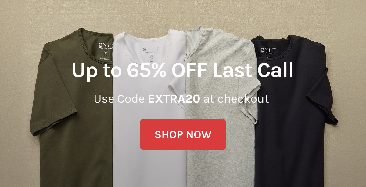 Up to 65% Off Last Call | Use code EXTRA20 at checkout | Shop Now