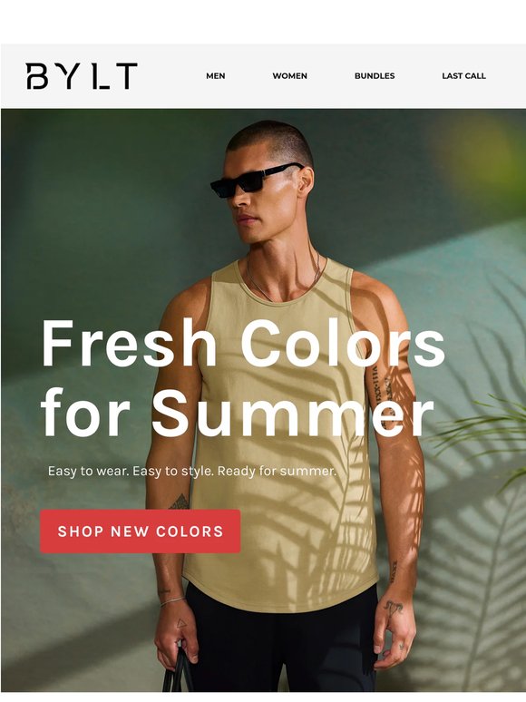 New Summer Colors Just Dropped