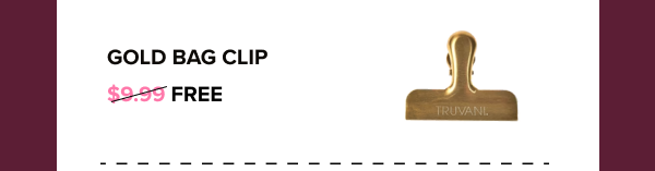 Gold Bag Clip