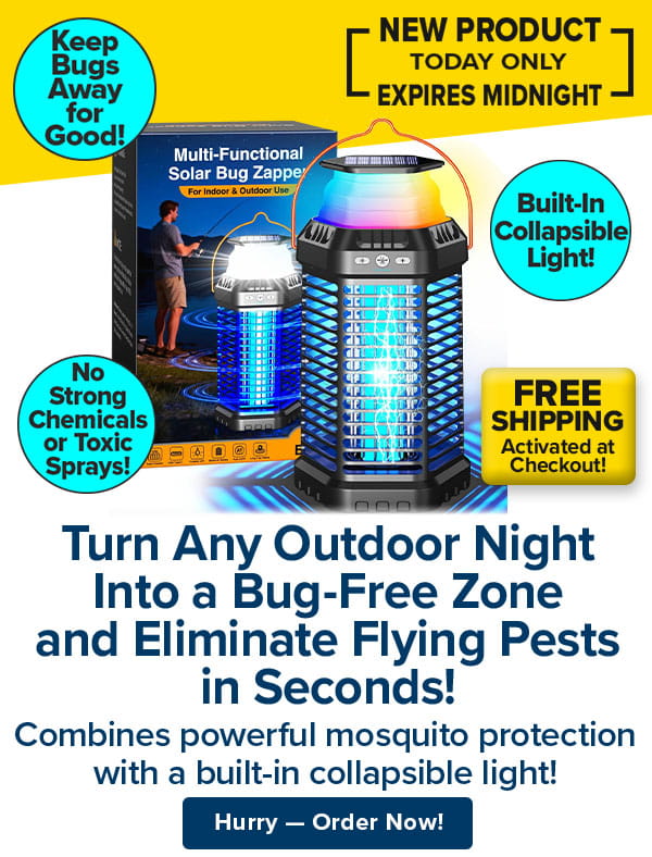 Turn Any Outdoor Night Into a Bug-Free Zone and Eliminate Flying Pests in Seconds!