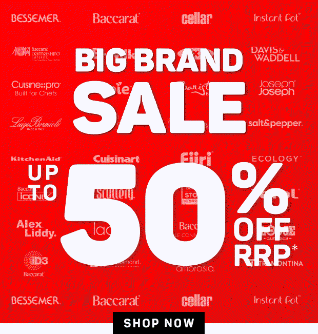 Big Brand Sale: Up to 50% off RRP*