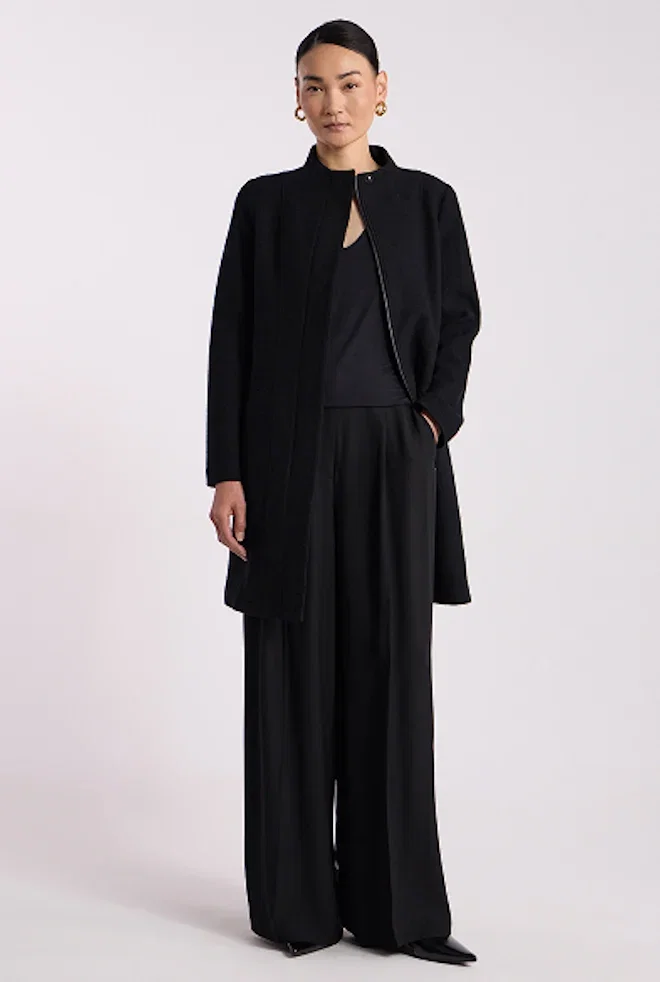 Madison Felted Wool Coat 1