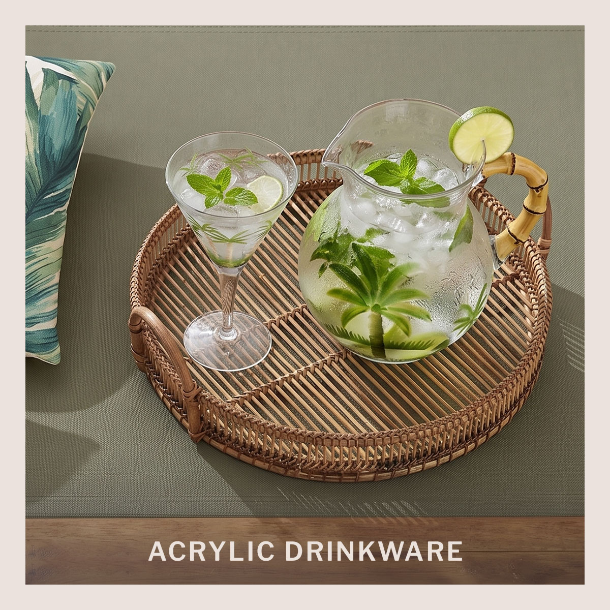 acrylic drinkware