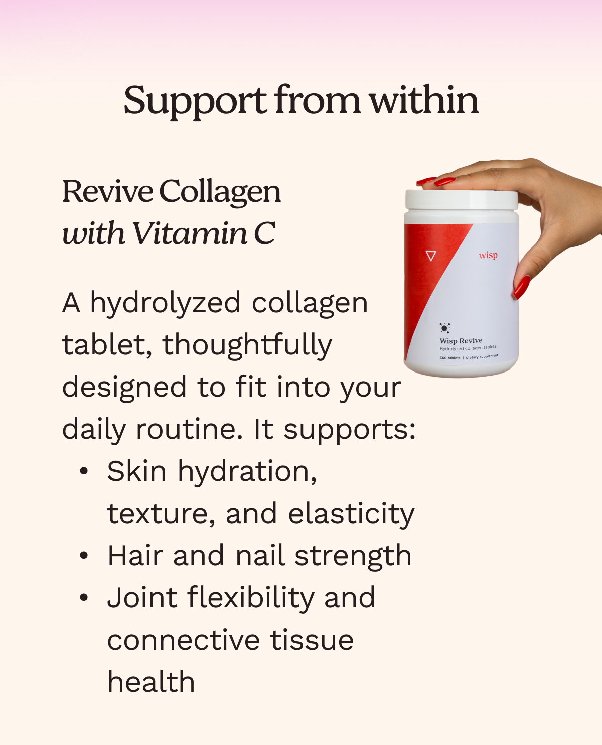 Support from within | Revive Collagen with Vitamin C 