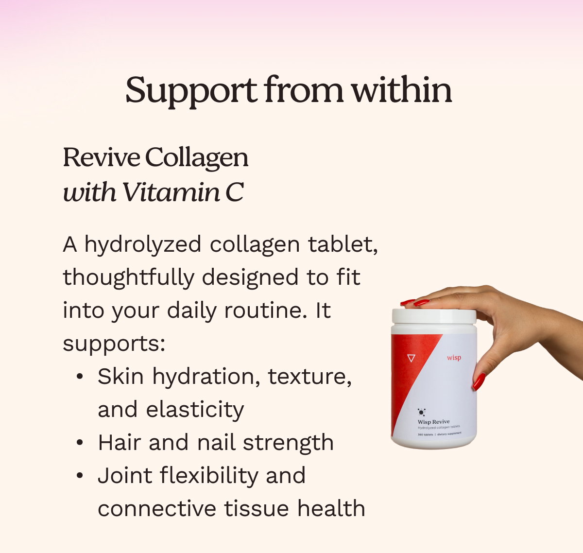 Support from within | Revive Collagen with Vitamin C 