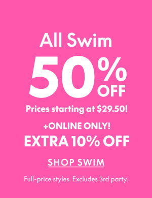 Swim $50% Off + 10% Off
