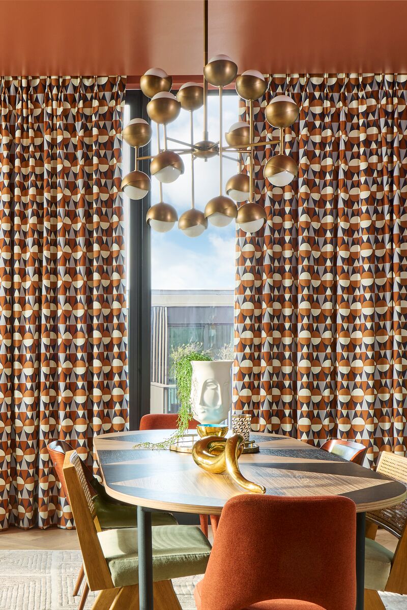 Made-to-measure curtains in a range of styles, from sheer voiles to blackout-lined designs