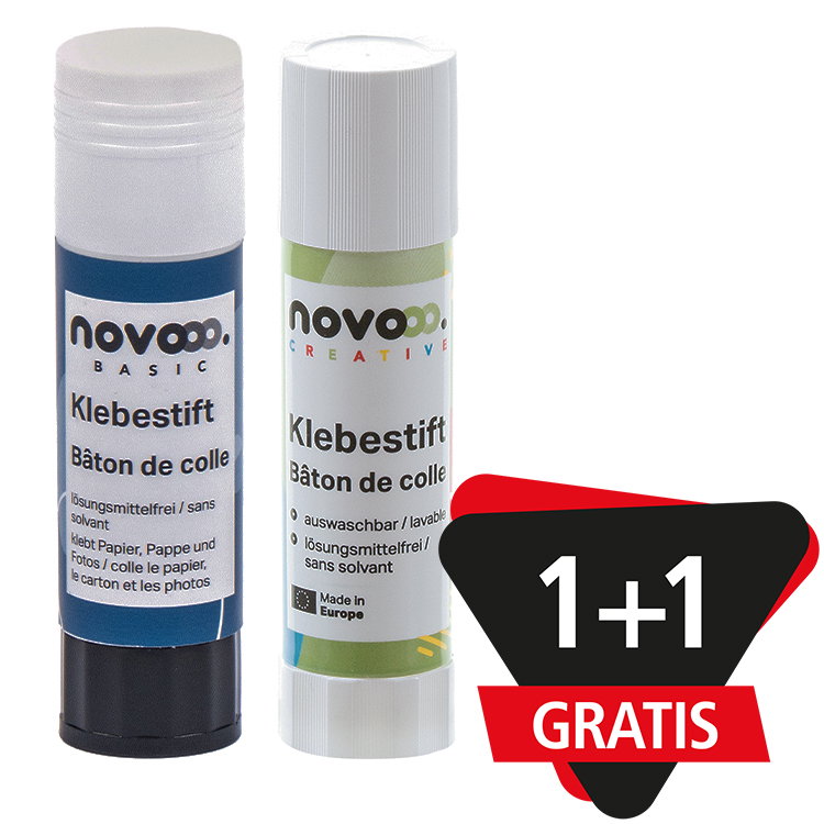 Klebestift 1+1 gratis