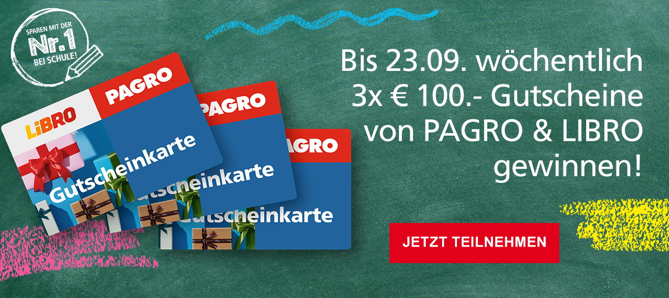 Gewinnspiel Schuleinkauf zurückgewinnen