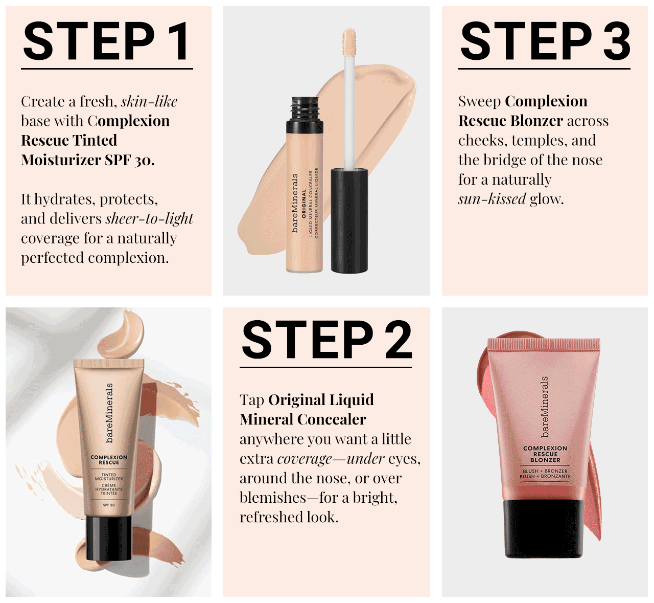 6-step routine