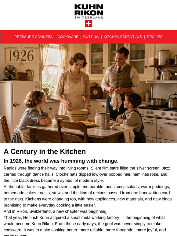 100 Years of Cooking, Caring & Coming Home