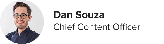 Dan Souza. Chief Content Officer.