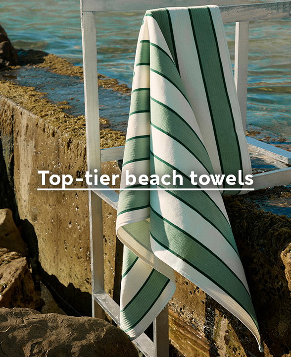 Green Pure Cotton Sand Resistant Beach Towel