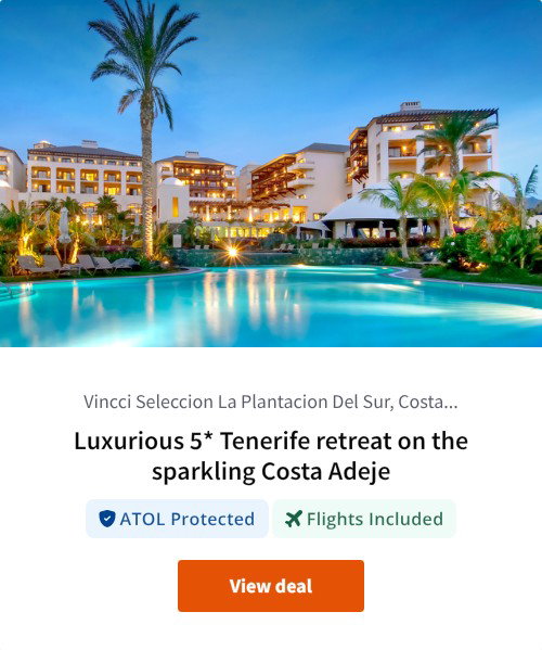 Luxurious 5* Tenerife retreat on the sparkling Costa Adeje