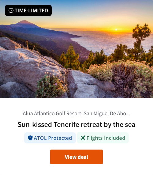 Sun-kissed Tenerife retreat by the sea