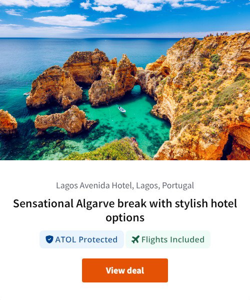 Sensational Algarve break with stylish hotel options